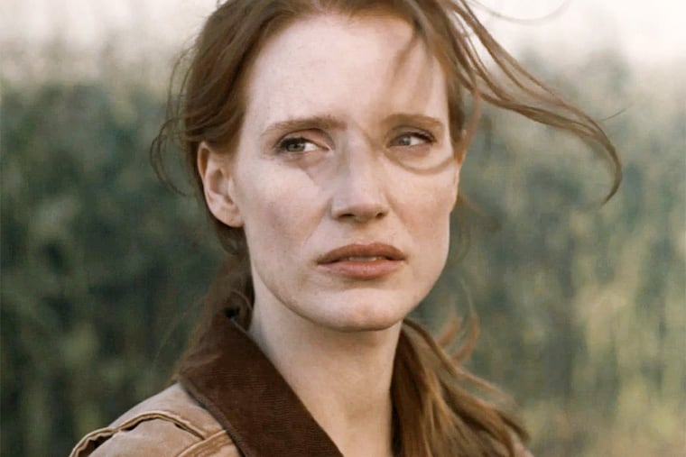 Jessica Chastain is an astrophysicist in "Interstellar," a grand- scale sci-fi epic. "She's wrestling with an agricultural crisis on Earth," says Chastain, and ". . . with her own crisis."