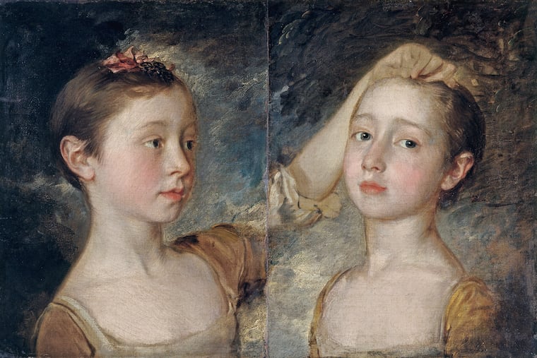 Thomas Gainsborough's, "Mary and Margaret Gainsborough, the Artist's Daughters" (circa 1760) at Princeton University Art Museum.