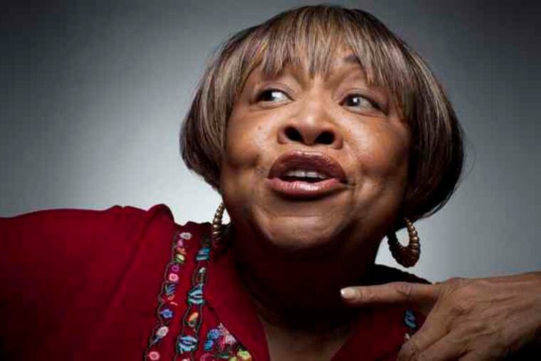 Soul-gospel legend Mavis Staples is at World Cafe Live on Monday.