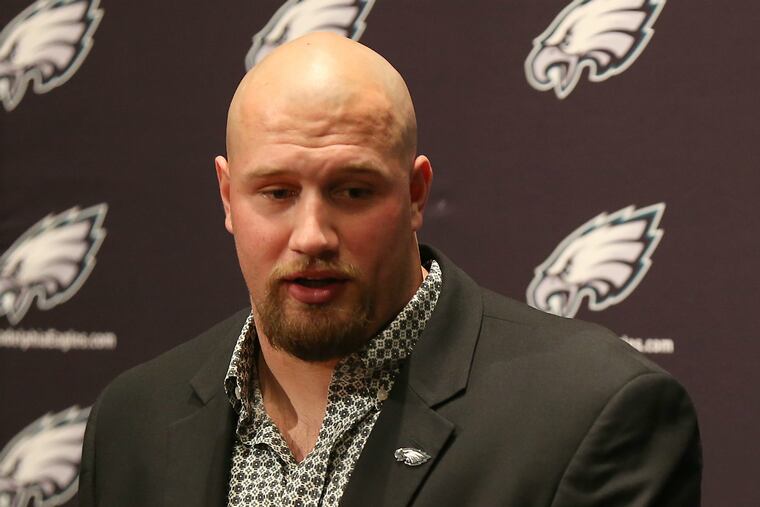 Philadelphia Eagles’ right tackle Lane Johnson has served six games of a 10-game suspension for testing positive for a performance-enhancing drug.