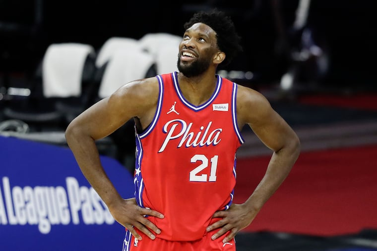 Sixers center Joel Embiid is having an All-Star season.