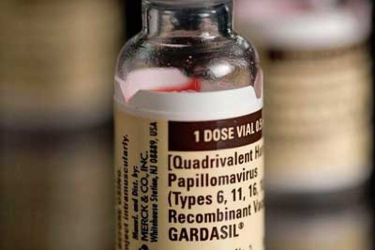 Merck & Co.'s Gardasil, the first inoculation against a cancer for women, may become the best-selling vaccine in history as the drugmaker prepares to expand its use to men. (JB Reed/ Bloomberg News)