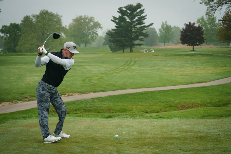 Kevin McCloskey has a titanium rod in his arm and two prosthetic legs. He also hits 275 down the fairway.