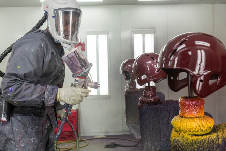 dan gilbert football helmet Dan Gilbert-backed football helmet maker is butting heads with big industry  players