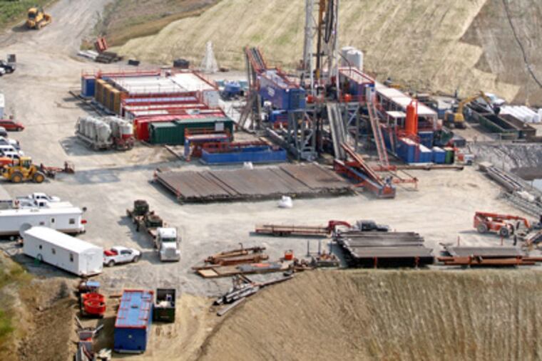 Communities close to Marcellus Shale drilling operations like this one near Waynesburg want to have authority to manage the local impact. (Michael Bryant / Staff Photographer)