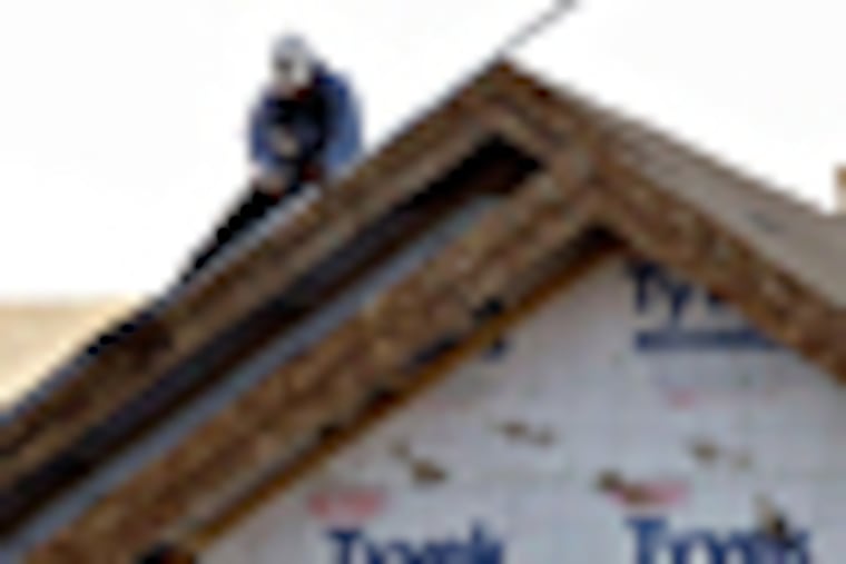 Housing construction in Chicago. Spending on overall construction fell in November.