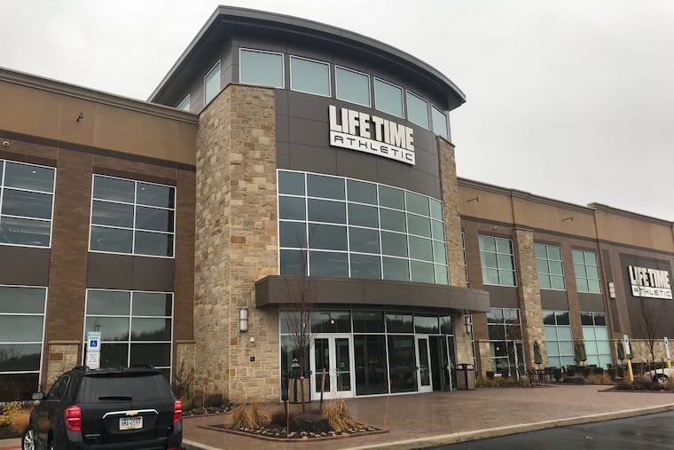 Outside Life Time Athletic’s Fort Washington location.