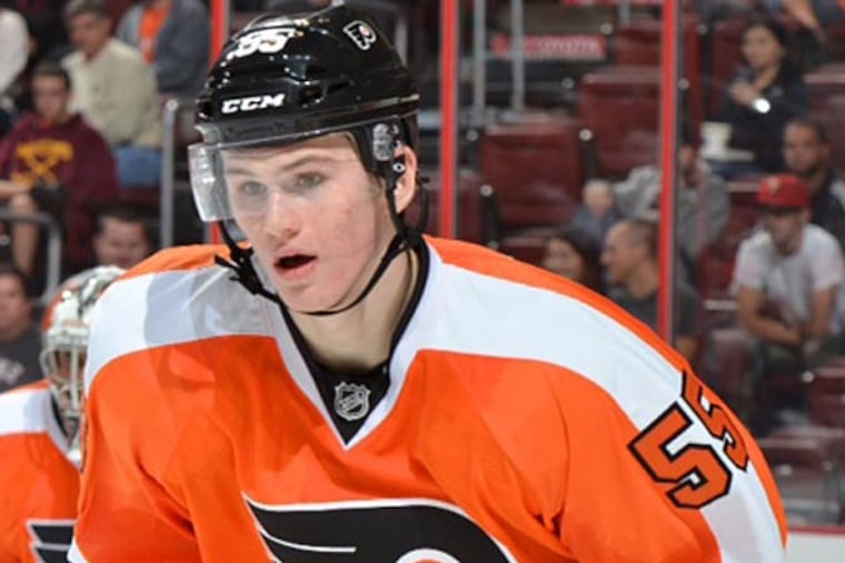 Flyers prospect Sam Morin is no longer eligible to play in juniors.