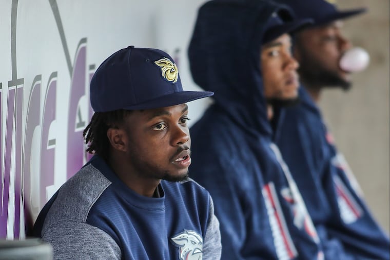 Iron Pigs outfielder Roman Quinn last season.