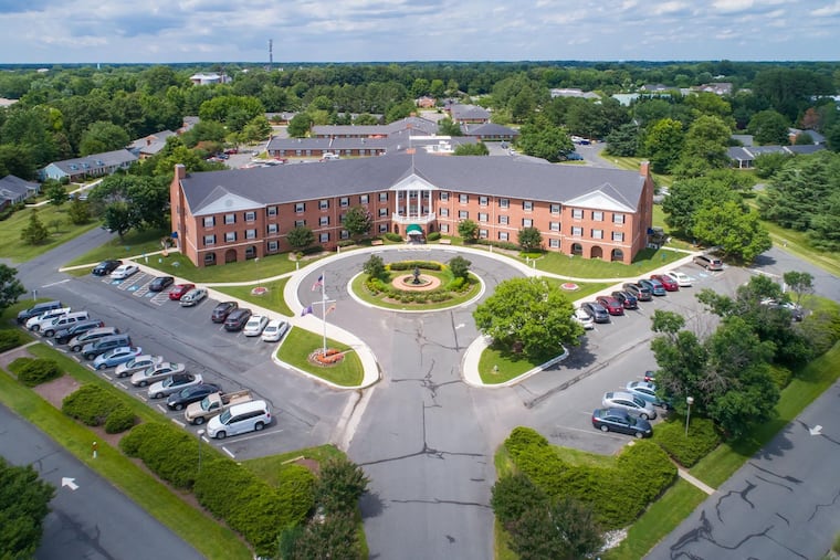 An aerial photo showing the Integrace Bayleigh Chase facility. Acts-Retirement Life acquired the facility along with three other locations owned by Integrace.