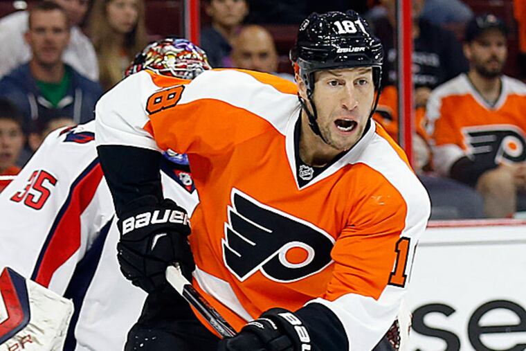 Flyers winger R.J. Umberger. (Yong Kim/Staff Photographer)