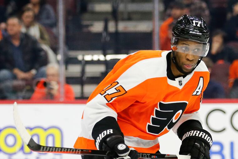 Wayne Simmonds could be playing his last games in a Flyers uniform.