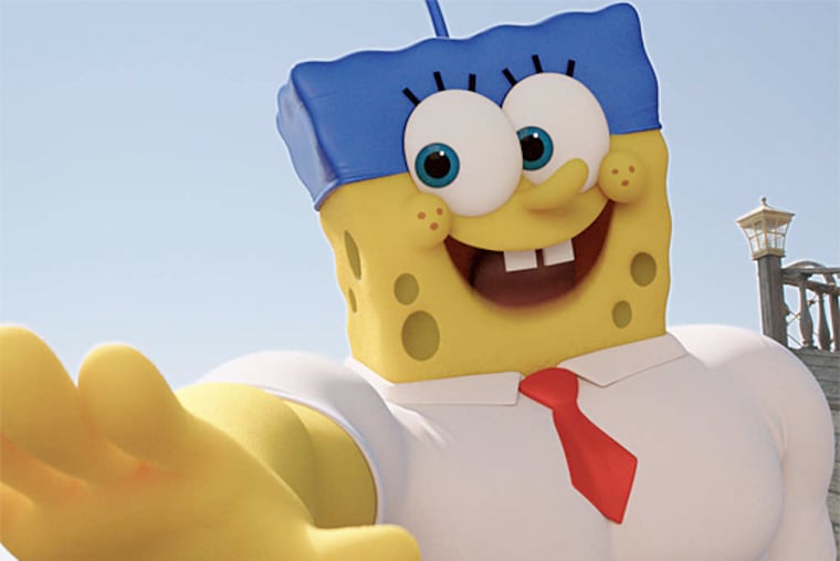SpongeBob SquarePants is the Invincibubble in "The SpongeBob Movie: Sponge Out of Water." (Paramount Animation)