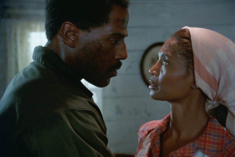 Steve James as Maj. Samuel Quentin and Margaret Avery as Bell Coleman in Sam Firstenberg's "Riverbend." The film was restored in Norristown, thanks to the efforts of Philadelphia filmmaker and archivist Michael Dennis.