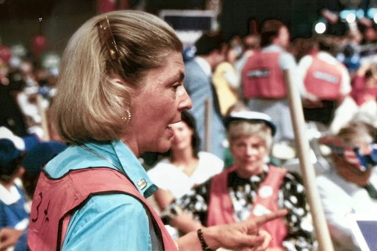 Penny Gerber was a delegate to the 1984 Democratic National Convention in San Francisco, where she voted to nominate the ticket of Walter Mondale and Geraldine Ferraro.