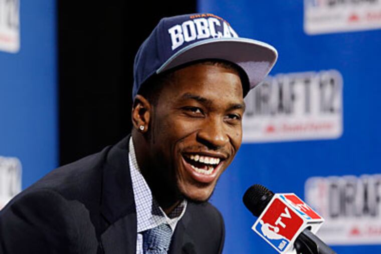 Michael Kidd-Gilchrist, of Somerdale, N.J., was the second overall pick in the NBA draft. (Bill Kostroun/AP Photo)
