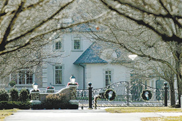 Jon Runyan's home in Mount Laurel, N.J. (Elizabeth Robertson / Staff Photographer)