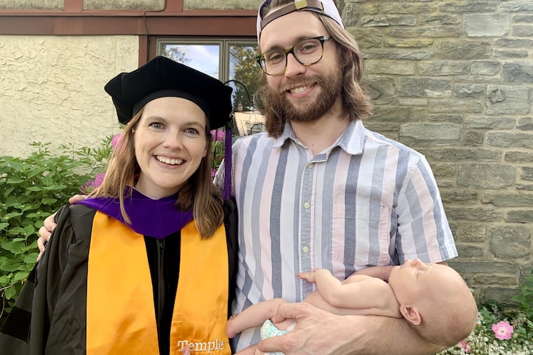 Cassidy and Sean with Ella.