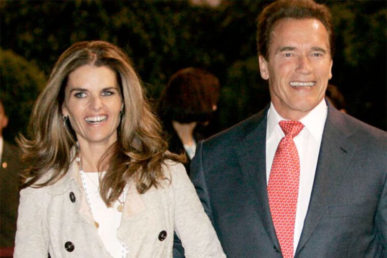 Arnold Schwarzenegger and Maria Shriver in happier days. (AP Photo)