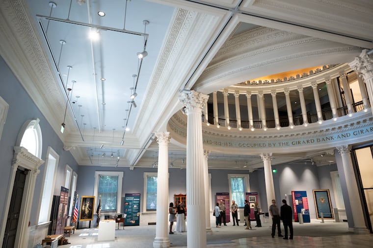 The First Bank of the United States reopens this week following a $43 million restoration project that included work on the grand rotunda.