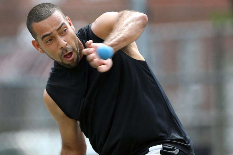 Wally Amaro has played handball around the world, and loves to introduce young Philadelphians to the sport.