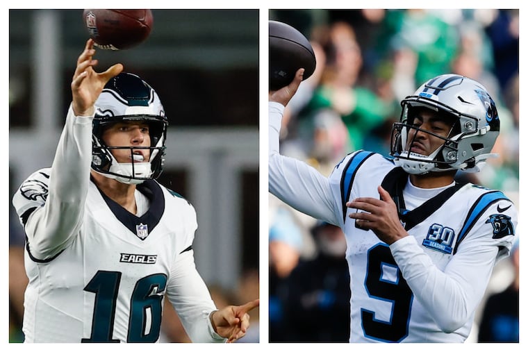 With Jalen Hurts out, it will be Tanner McKee vs. Bryce Young on Sunday at the Linc.