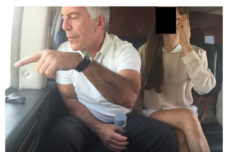 This undated redacted photo released by Democrats on the House Oversight Committee Thursday, Dec. 18, 2025, shows Jeffrey Epstein. (House Oversight Committee via AP)