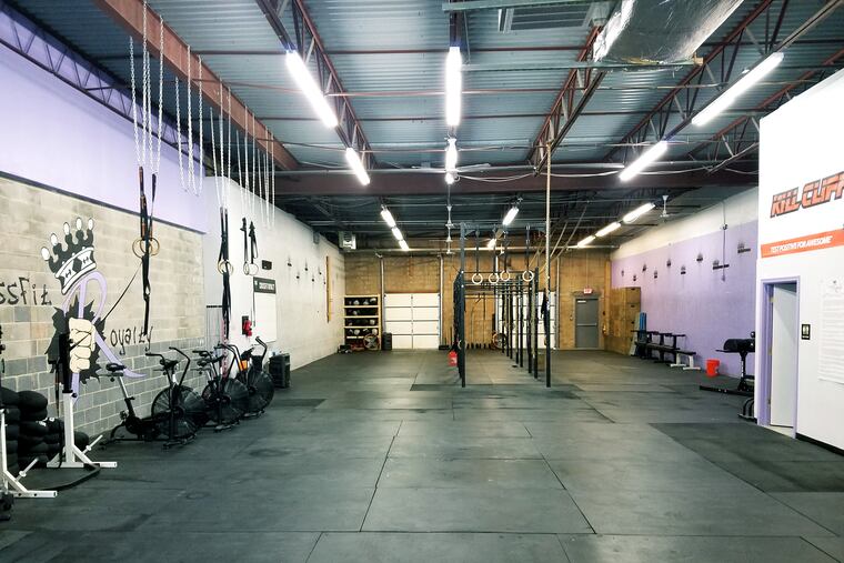 CrossFit Royalty in Trooper has been empty throughout the coronavirus pandemic. Members have rented out the equipment that was previously in the gym.