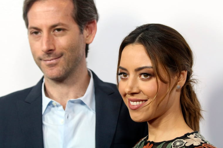 Aubrey Plaza and Jeff Baena in 2017 at the Los Angeles Film Festival. (Photo by Willy Sanjuan/Invision/AP, File)
