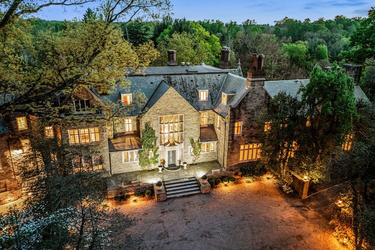 The home on Ravenscliff Road is listed for nearly $12 million and was once owned by Campbell's Soup heiress Charlotte Dorrance.