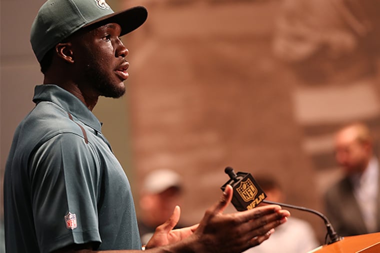 Nelson Agholor. (David Maialetti/Staff Photographer)