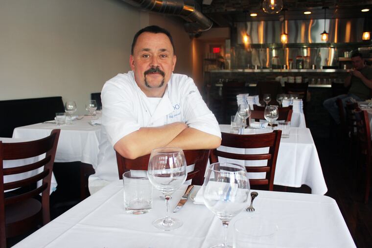 Joncarl Lachman in his dining room at Noord on opening day, May 8, 2013.