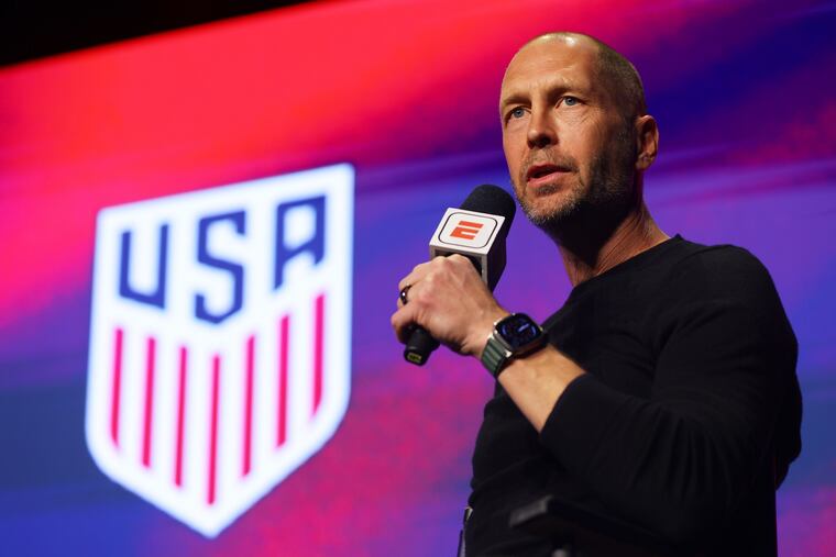 U.S. men's soccer team manager Gregg Berhalter.
