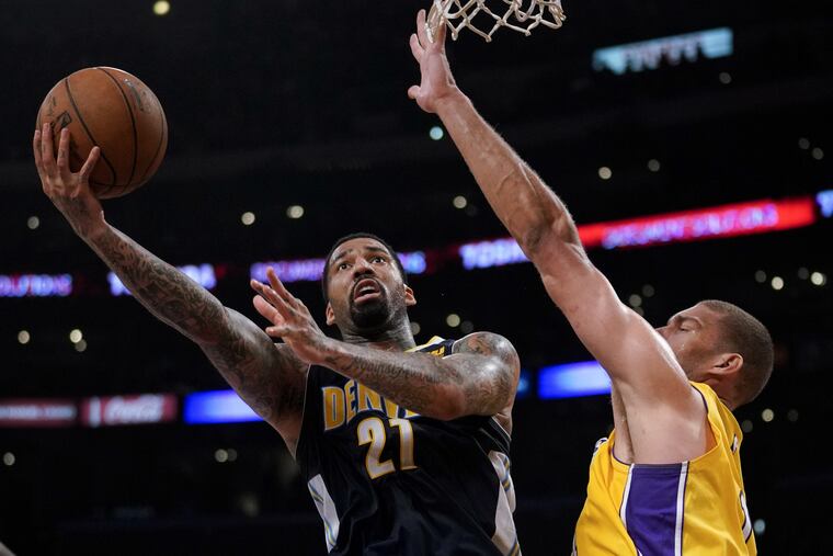 Wilson Chandler (left) isn't the splashy move the Sixers hoped to make, but he also wasn't the mistake that teams often make when they fail to land a big fish.