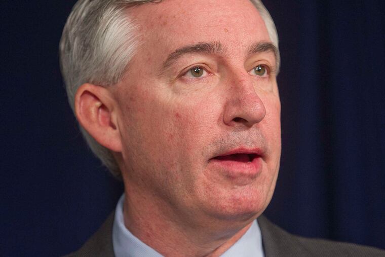 Kevin Steele, Montgomery County's district attorney, is said to be more comfortable in the background.