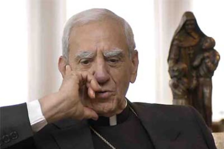 Rev. Anthony Bevilacqua, 87, served as the Roman Catholic archbishop of Philadelphia from 1988 until his retirement in 2003. (File photo)