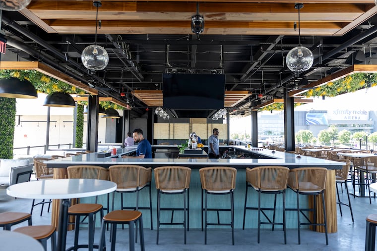 The new AVA rooftop bar at Stateside Live!, which is set to open on May 29, 2026 in Philadelphia.