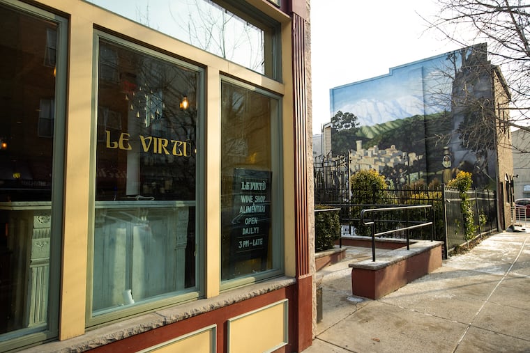 The exterior of Le Virtú on Feb., 20 2025.