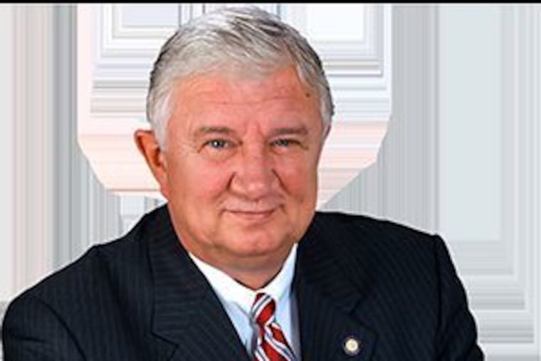 Sen. Don White (R., Indiana) announced his retirement Tuesday, Jan. 29, 2019 in the Capitol.