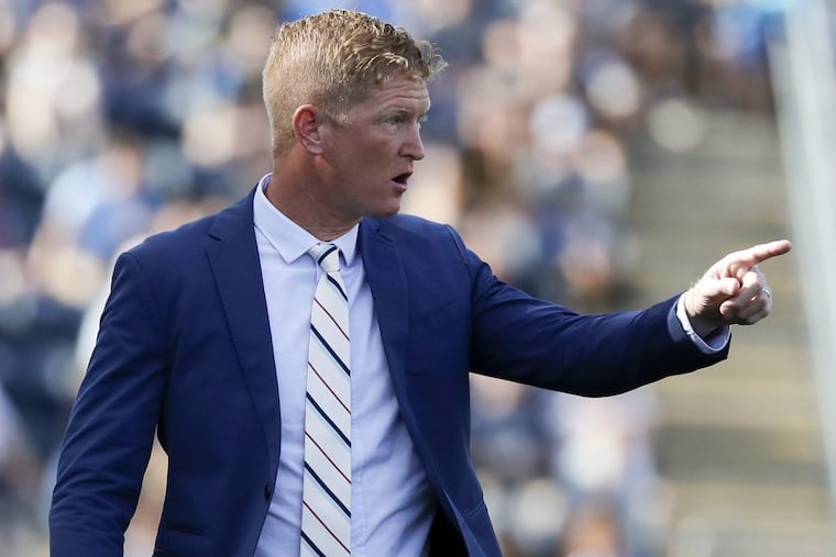 Philadelphia Union manager Jim Curtin.