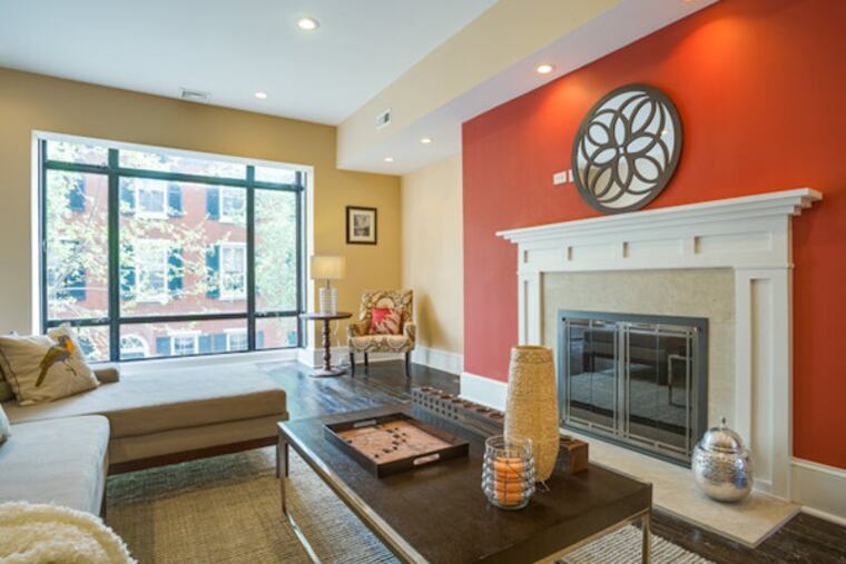 This Rittenhouse home, located at 2123 Delancey Street, is on the market for $1,455,000.