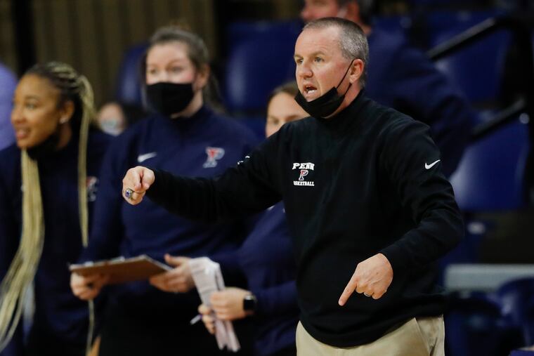 Coach Mike McLaughlin’s Penn Quakers finished 17-12 last season.