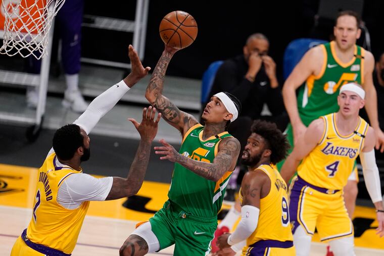 Utah Jazz guard Jordan Clarkson scored 22 points in a big road win over the Los Angeles Lakers.