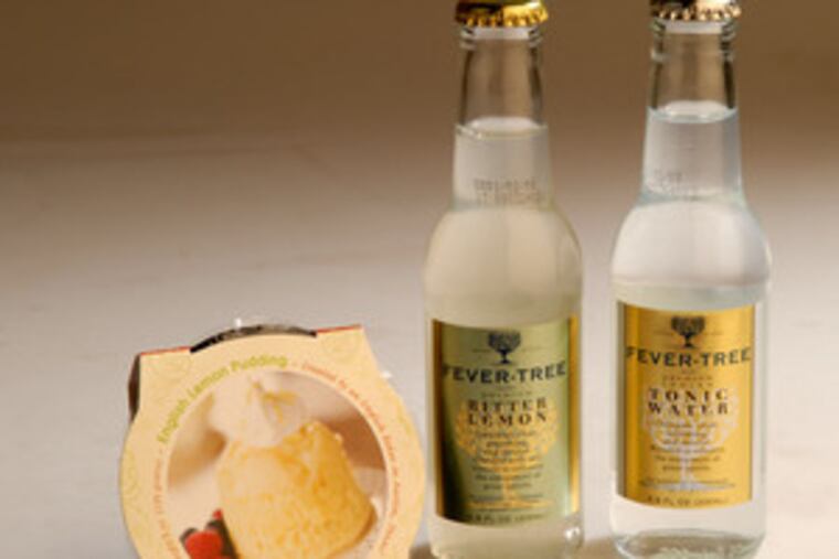Britannia ruled at the show, with a lemon sweet from the Sticky Toffee Pudding Co., bitter lemon and tonic from Fever-Tree.
