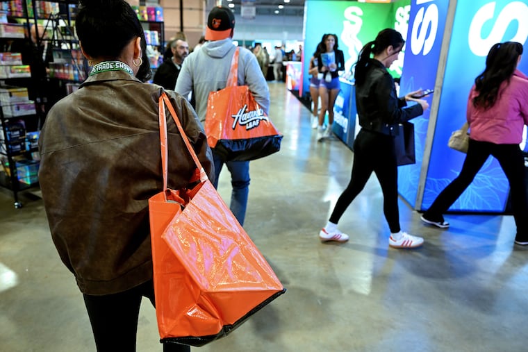 General view on the floor at the CHAMPS B2B trade show at the Atlantic City Convention Center in March.