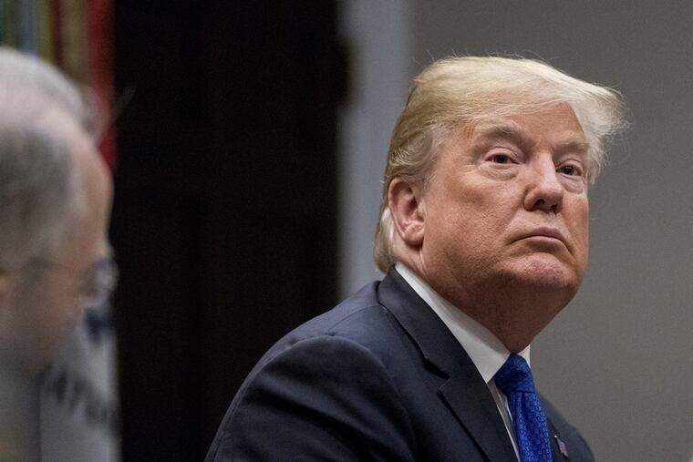 President Donald Trump listens during a meeting on immigration in the Roosevelt Room at the White House, Thursday, Jan. 4, 2018.