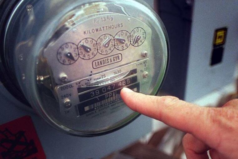 File: Electric meter. (Photo: David Swanson / Staff)
