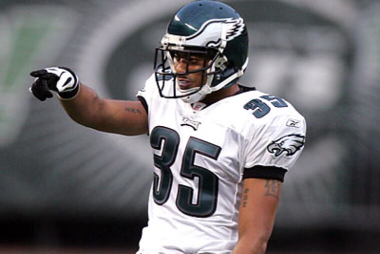 Macho Harris wound up starting at safety as a rookie after Brian Dawkins left for Denver. (David Swanson/Staff Photographer)