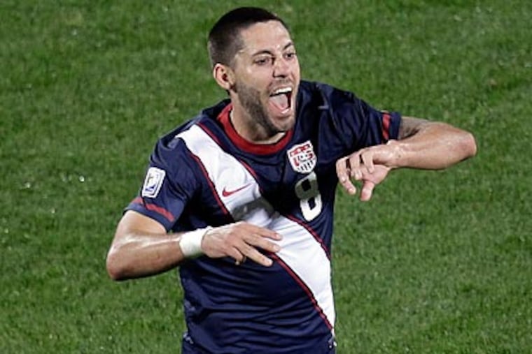 Clint Dempsey scored the tying goal in the U.S.' 1-1 draw with England. (Michael Sohn/AP)