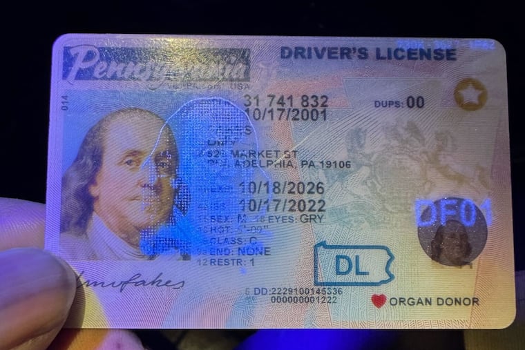 The fake ID, which successfully scanned when checked for legitimacy, that caused Dirty Franks to institute a 25-year-old age minimum.